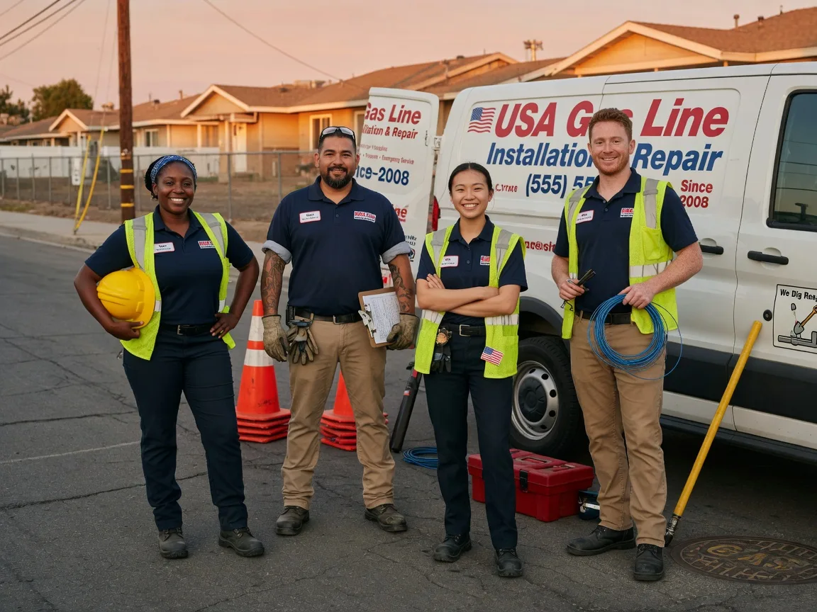 Gas Line Installation company in De Berry, TX